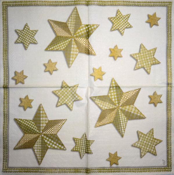 065 Stars - 3-ply - (cream) - Ihr